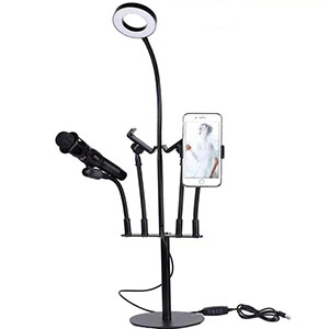 Selfie Ring Light with Tripod Stand & Cell Phone