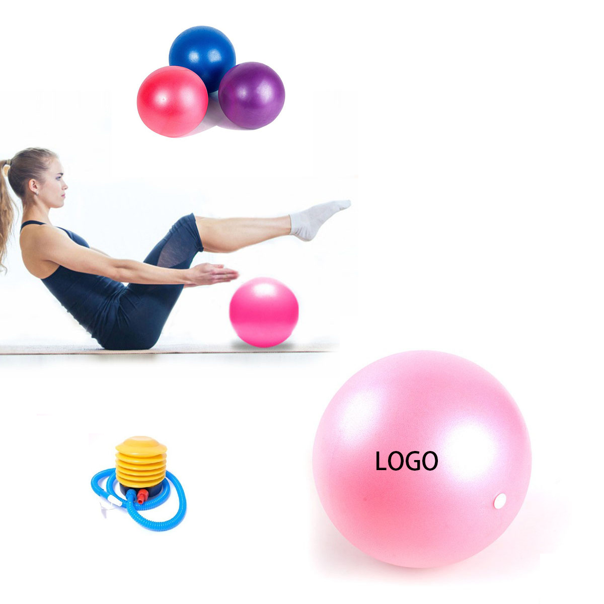 9 27/32'' Yoga Ball