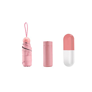 Mini Pocket Umbrella with Cute Capsule