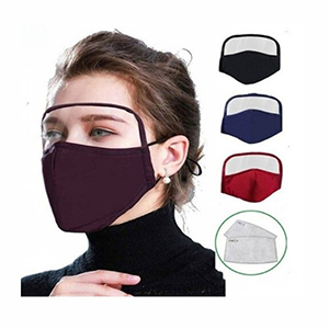 Customized Reusable Face Mask with Filter and eye protection 