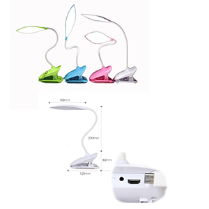 The Leaf Design Eye Care Clip Table Lamp