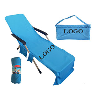 Protable Beach Towel Covering Pool Chairs