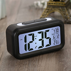 Digital Snooze LED Alarm Clock Backlight Time