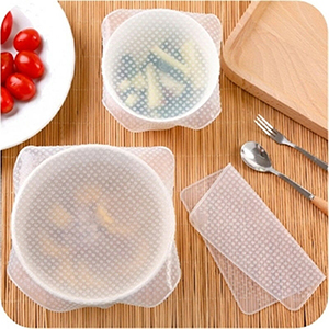 Silicone Seal Wrap Lid Microwave Food Bowl Cover