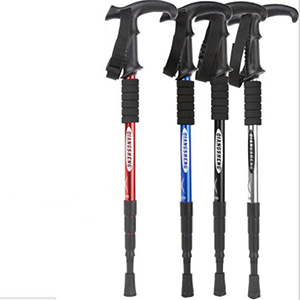 Adjustable Anti Shock Aluminum Hiking Poles 