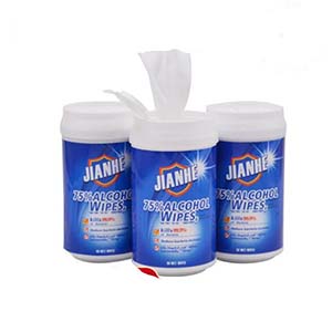 75% Alcohol Wet Disinfectant Wipes