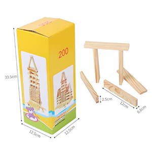 200 Pieces Tumble Tower Blocks Game