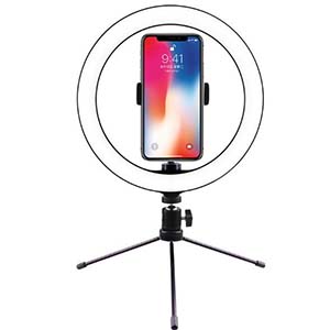 Desktop Ring Light for YouTube Video