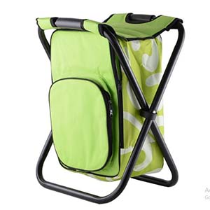 Foldable Camping Chair with Cooler Bag