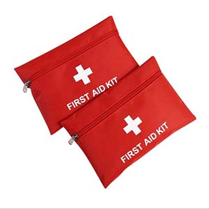 Red First Aid Bag Pack