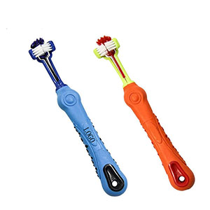 Three Sided Pet Tooth Clean Toothbrush