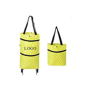 Foldable Shopping Trolley Bag with Wheels